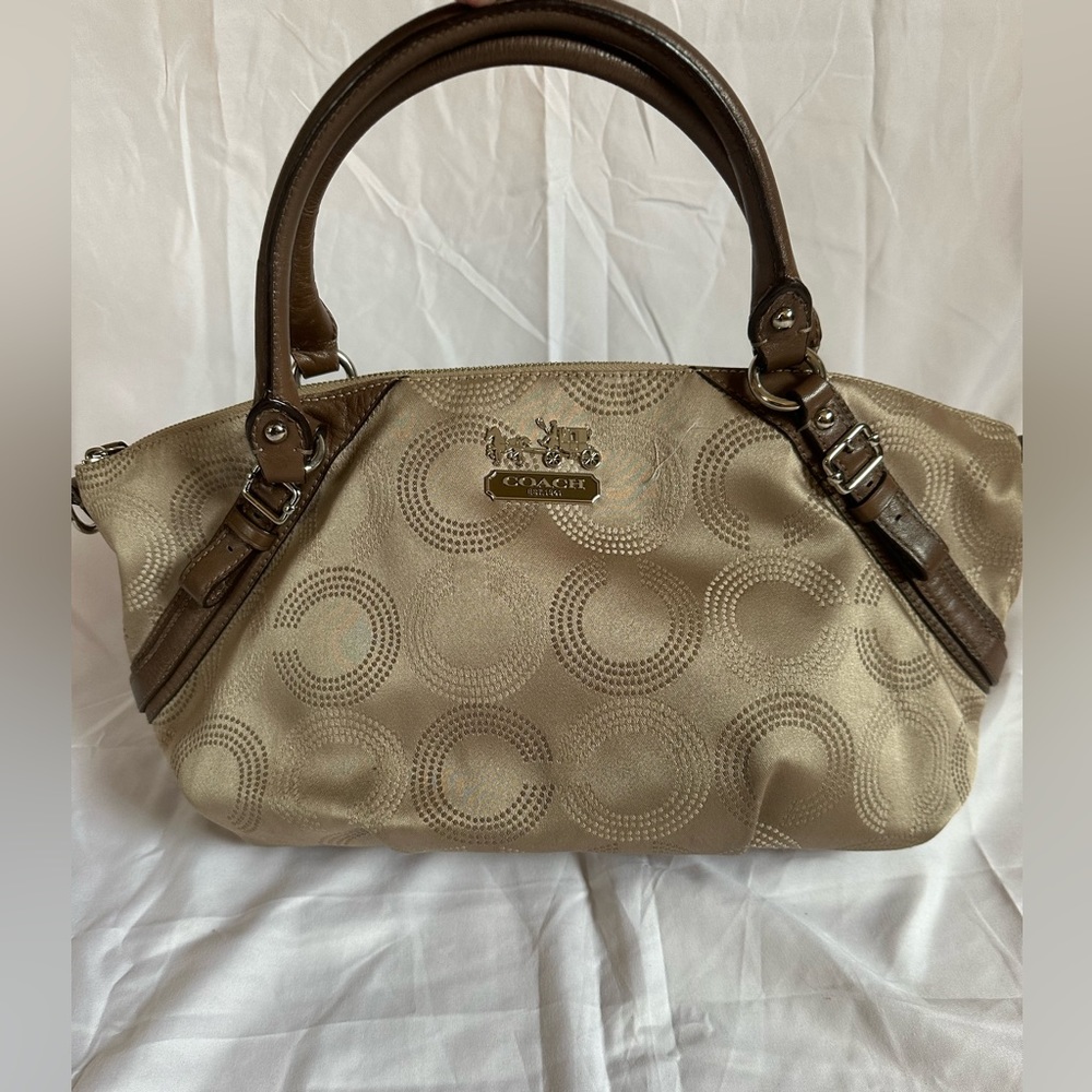 Coach Tan Fabric Bag